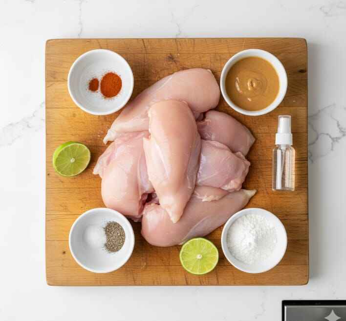 Essential Ingredients for Air Fryer Chicken Recipe 5 Air Fryer Chicken Receipe