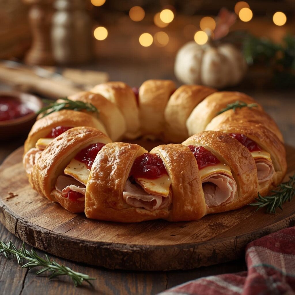 Turkey and Cranberry Crescent Ring: The Ultimate Festive Showstopper 1 Turkey and Cranberry Crescent Ring