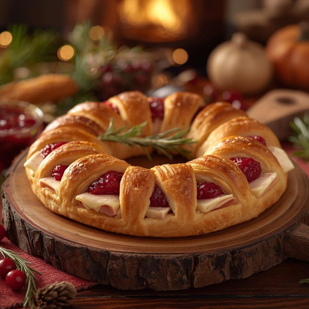 Turkey and Cranberry Crescent Ring: The Ultimate Festive Showstopper 2 Turkey and Cranberry Crescent Ring