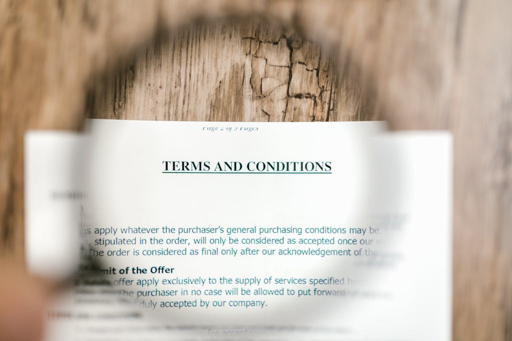 Terms & Conditions 1 Terms and Conditions